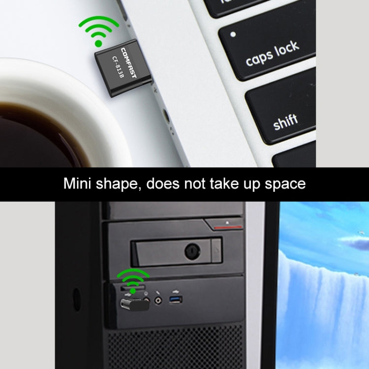 COMFAST CF-813B 650Mbps Dual-band Bluetooth Wifi USB Network Adapter, CF-813B COMFAST CF-813B 650Mbps Dual-band Bluetooth Wifi USB Network Adapter, CF-813B